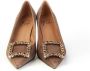 Roberto Festa Lilly Suède Pumps met Bijoux Accessoire Beige Dames - Thumbnail 5