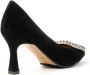 Roberto Festa Lilly Suède Pumps met Bijoux Accessoire Zwart Dames - Thumbnail 3