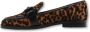 Roberto Festa Luipaardprint Loafer Enkellaarzen Brown Dames - Thumbnail 2