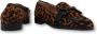 Roberto Festa Luipaardprint Loafer Enkellaarzen Brown Dames - Thumbnail 3