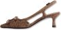 Roberto Festa Luipaardprint Slingback Hakken Brown Dames - Thumbnail 2