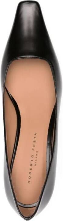 Roberto Festa Malaga Leren Pumps Black Dames