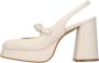 Roberto Festa Milano With Heel Cream Beige Dames - Thumbnail 2