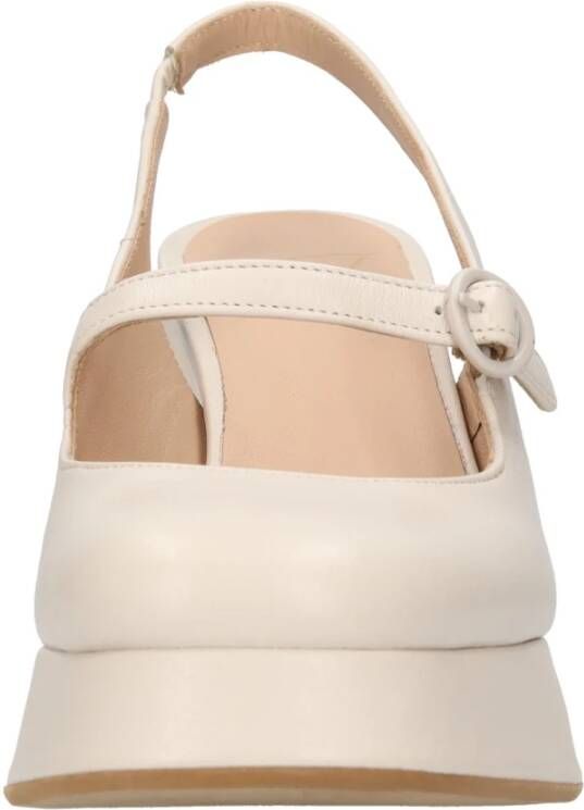 Roberto Festa Milano With Heel Cream Beige Dames