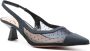 Roberto Festa Polka Dot Mesh Slingback Pumps Multicolor Dames - Thumbnail 2