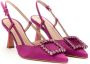 Roberto Festa Slingback pumps met juweeldetail Purple Dames - Thumbnail 2