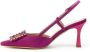 Roberto Festa Slingback pumps met juweeldetail Purple Dames - Thumbnail 4