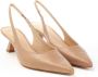 Roberto Festa Elegante puntige slingback sandaal Beige Dames - Thumbnail 2