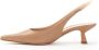 Roberto Festa Elegante puntige slingback sandaal Beige Dames - Thumbnail 4