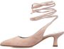 Roberto Festa 5cm Slingback Pumps van Zacht Suède Roze Dames - Thumbnail 4