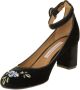 Roberto Festa Fluweel Geborduurde Pumps T60 Zwart Dames - Thumbnail 4