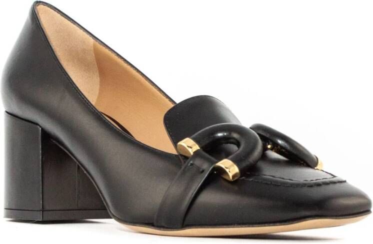 Roberto Festa Zwarte leren Haraby Loafer Zwart Dames