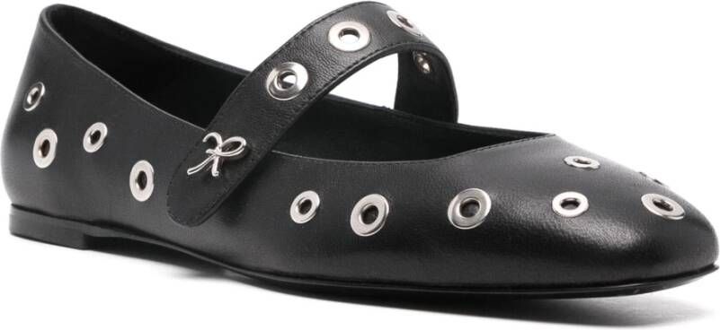 Roberto Festa Rock Black Nappa Ballet Flats Black Dames