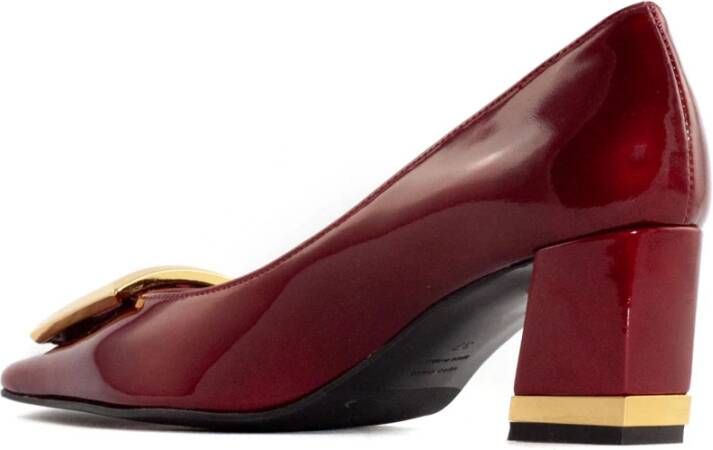 Roberto Festa Rode Lakleren Bricis Pumps Red Dames