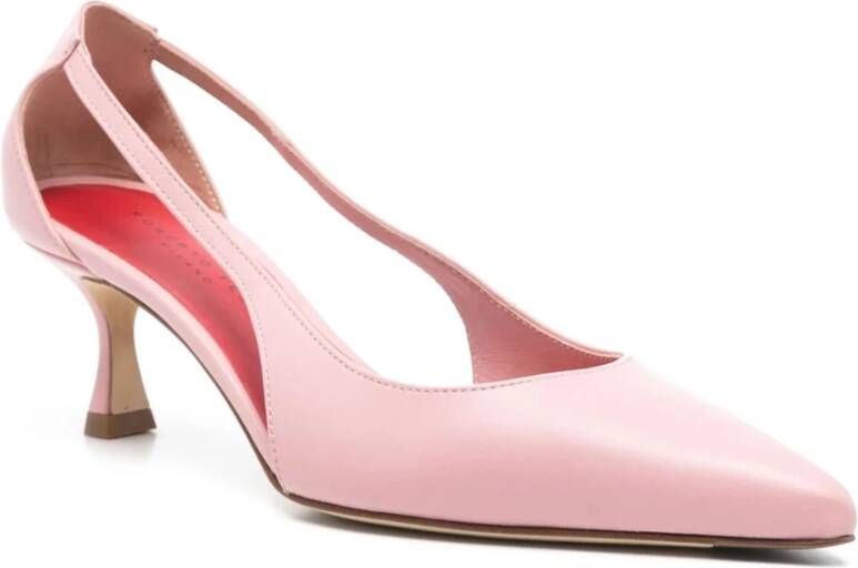 Roberto Festa Roze Coralie Leren Pumps met Hak Pink Dames