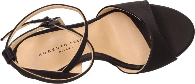 Roberto Festa Sandalen Zwart Black Dames