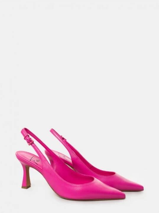 Roberto Festa Verhoog je stijl met Barbie leren slingback hakken Pink Dames