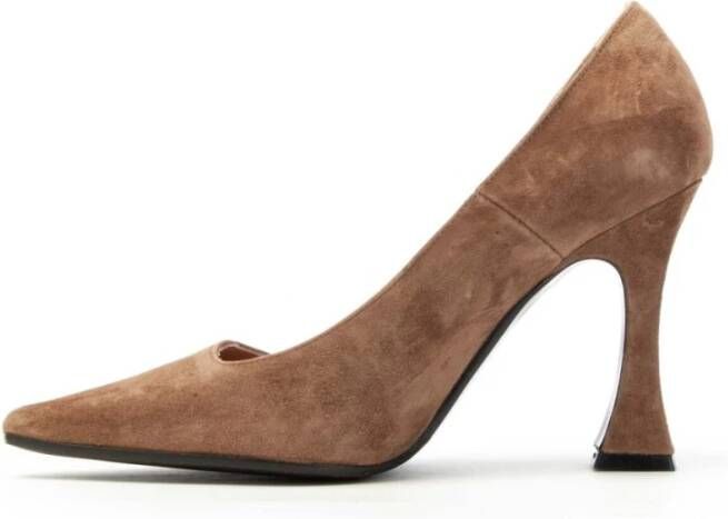 Roberto Festa Vrouwelijke Leren Schoenen Brown Dames