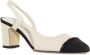 Roberto Festa Witte leren slingback sandalen met franje White Dames - Thumbnail 2