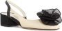 Roberto Festa Witte leren slingback sandalen met strik White Dames - Thumbnail 2