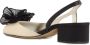 Roberto Festa Witte leren slingback sandalen met strik White Dames - Thumbnail 3