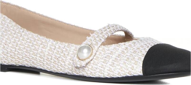 Roberto Festa Witte Platte Schoenen Elegante Stijl White Dames