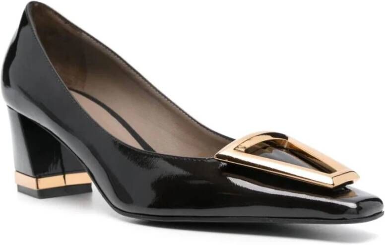 Roberto Festa Zwarte Bricis pumps met blokhak Black Dames