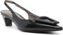 Roberto Festa Zwarte Gepolijste Leren Slingback Hakken Black Dames - Thumbnail 2