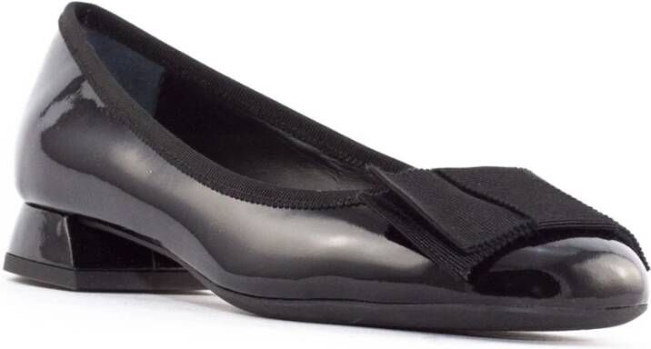 Roberto Festa Zwarte Lakleren Ballerina Schoenen Black Dames