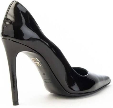 Roberto Festa Zwarte lakleren hoge hakken pumps Black Dames