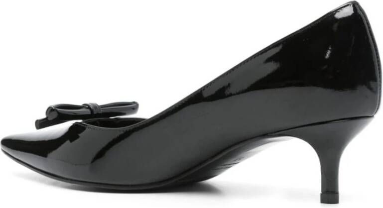 Roberto Festa Zwarte Lakleren Kitten Hak Pumps Black Dames