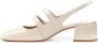 Roberto Festa Zwarte Lakleren Slingback Hakken Beige Dames - Thumbnail 4