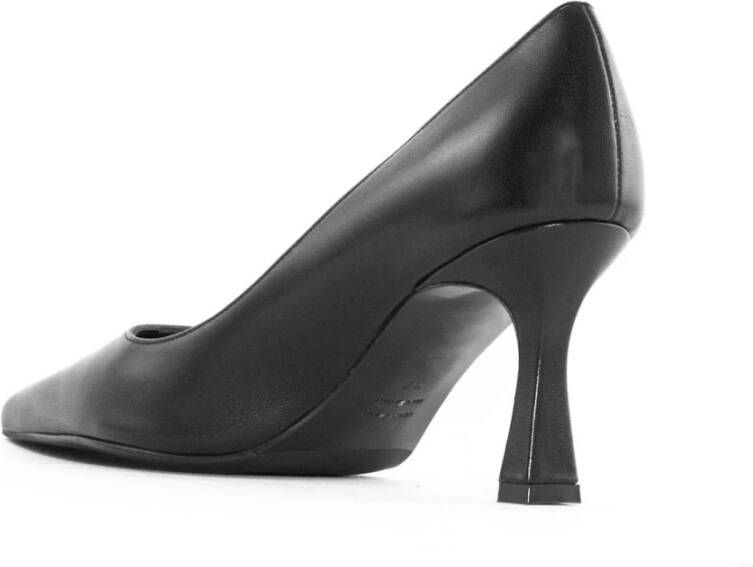 Roberto Festa Zwarte Leren Kate Puntige Hak Pumps Black Dames