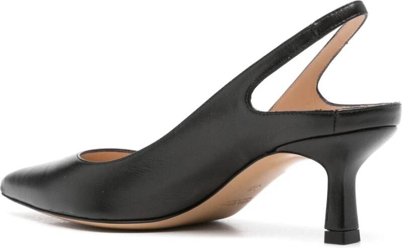 Roberto Festa Zwarte Leren Pumps Black Dames