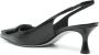 Roberto Festa Zwarte leren slingback sandalen met applicatie Black Dames - Thumbnail 3