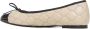 Roberto Festa Zwarte Patent Ballet Flats Beige Dames - Thumbnail 2