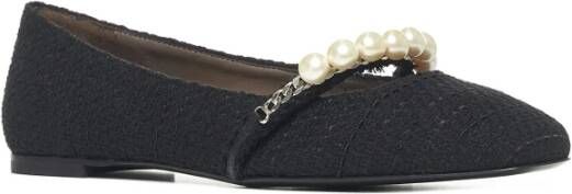 Roberto Festa Zwarte platte schoenen Giove10 Black Dames