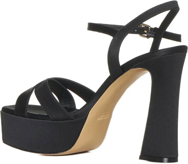 Roberto Festa Zwarte Sandalen Elegante Stijl Black Dames