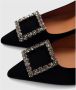 Roberto Festa Zwarte Suède Lilly Pumps Black Dames - Thumbnail 4