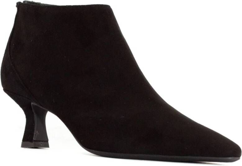 Roberto Festa Zwarte Suede Zac Enkellaarzen Black Dames