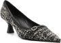 Roberto Festa Zwarte Tweed Jessy Pumps met Hak Black Dames - Thumbnail 2