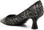 Roberto Festa Zwarte Tweed Jessy Pumps met Hak Black Dames - Thumbnail 3