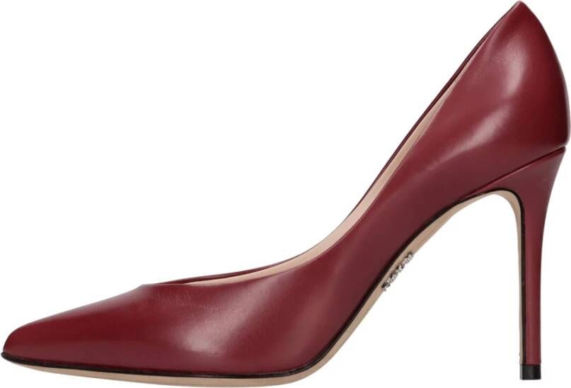 Rodo Met Hak Bordeaux Red Dames