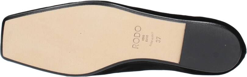 Rodo Platte schoenen Zwart Black Dames