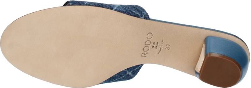 Rodo Sandalen Blauw Blue Dames