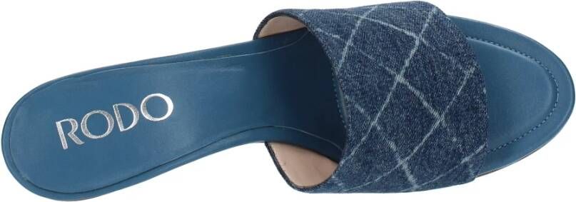 Rodo Sandalen Blauw Blue Dames