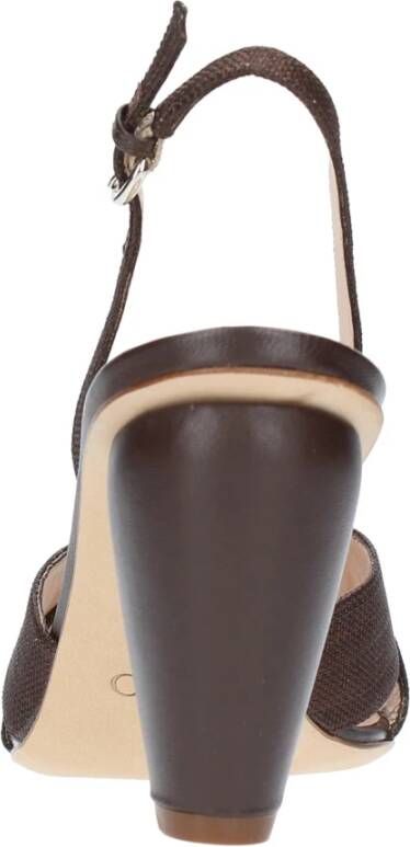 Rodo Sandalen Bruin Brown Dames