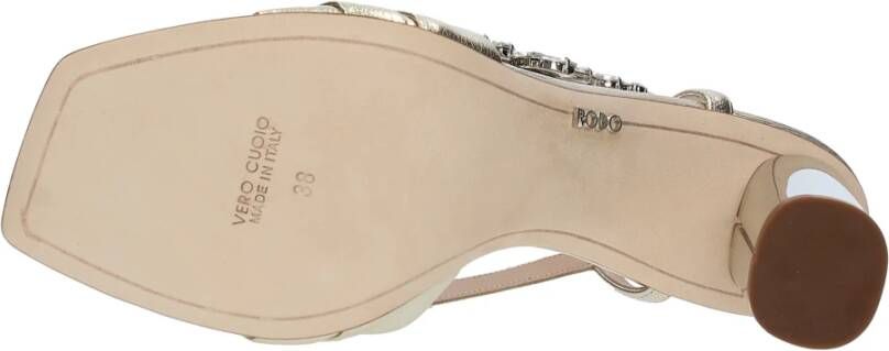 Rodo Sandalen Goud Yellow Dames