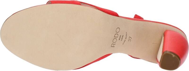 Rodo Sandalen Rood Red Dames