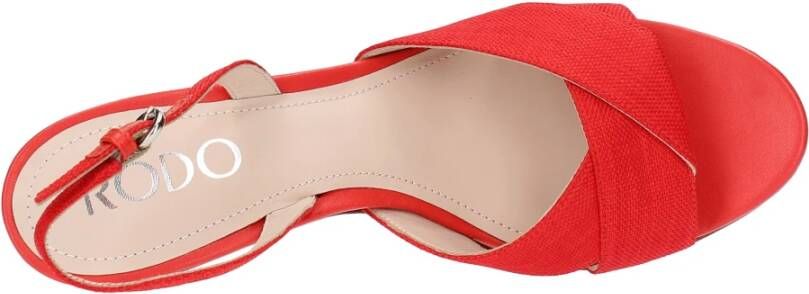 Rodo Sandalen Rood Red Dames